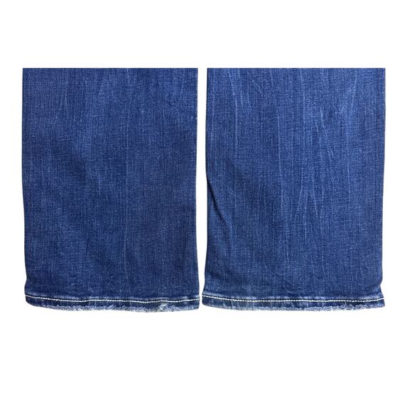 BKE Jeans Blue Payton Universal Fit Mid Rise Straight Whiskered Womens 34X32 - Picture 7 of 11